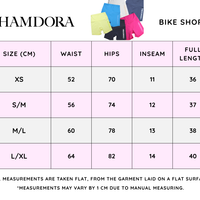 CHAMDORA BIKE SHORTS - YELLOW