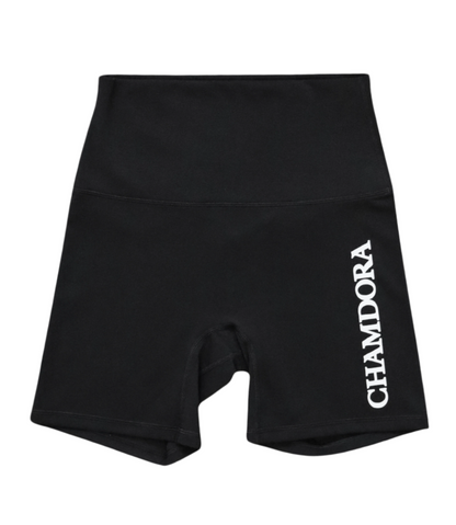 Chamdora Bike Shorts – high-waist, ultra-soft, and breathable activewear shorts designed for yoga, gym workouts, and everyday wear. Made from a premium spandex-nylon blend with 4-way stretch for maximum comfort and flexibility.