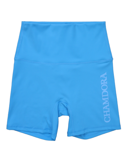 Chamdora Bike Shorts – high-waist, ultra-soft, and breathable activewear shorts designed for yoga, gym workouts, and everyday wear. Made from a premium spandex-nylon blend with 4-way stretch for maximum comfort and flexibility.