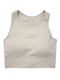 Tessa Ribbed Bra – ultra-stretch, seamless ribbed sports bra with light compression, breathable fabric, and a sculpted fit. Perfect for yoga, gym workouts, and athleisure styling.
